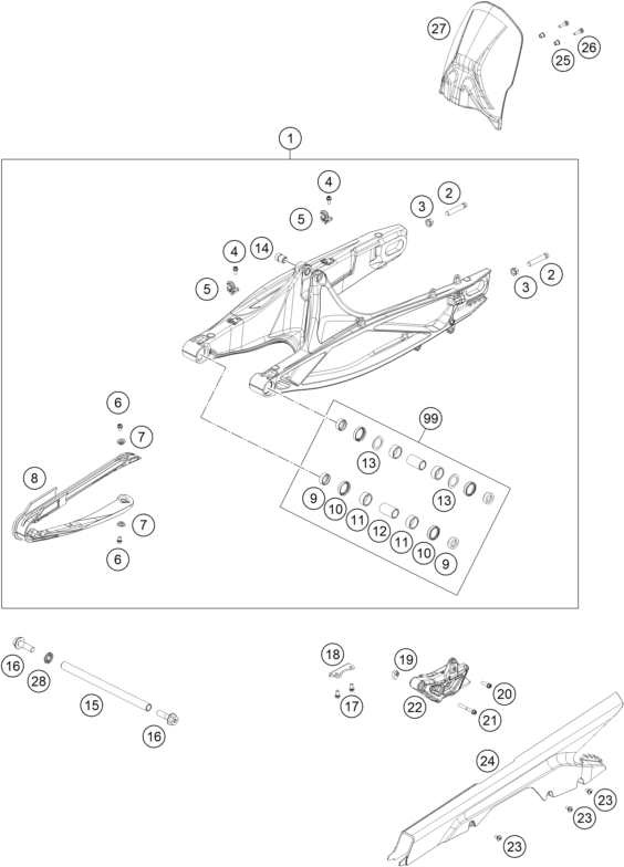 Schema ricambi Norden 901 Expedition Salıncak