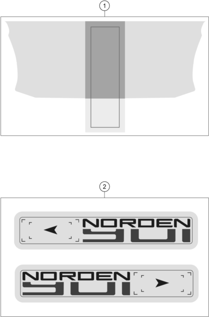 Norden 901 Expedition Çıkartma parça şeması