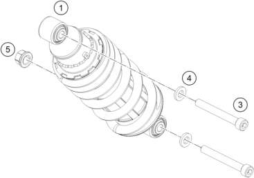 Diagrama de piezas de RC 200 Arka Amortisör