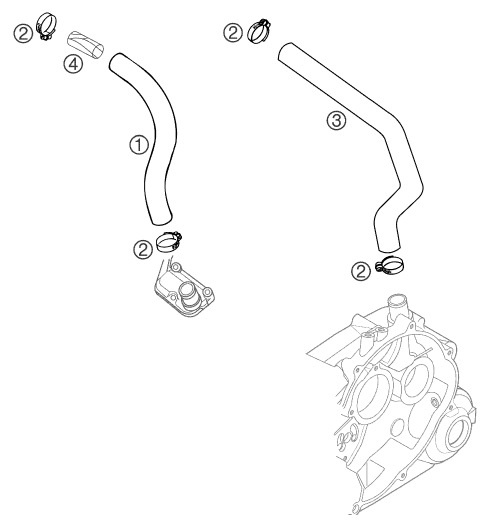 LC4 Enduro Motor Havalandırma parça şeması