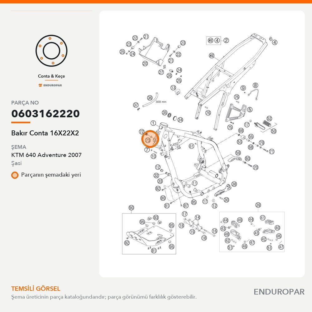Copper Gasket 16X22X2