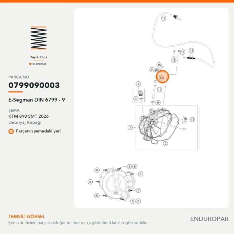 E-Segman DIN 6799 - 9 0799090003 parça şeması