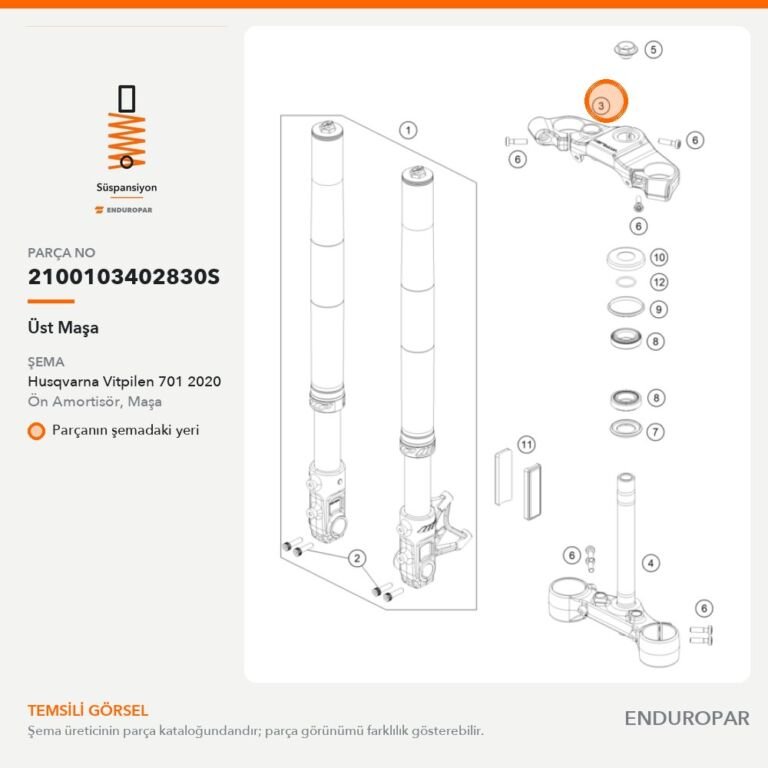 Üst Maşa 2100103402830S parça şeması