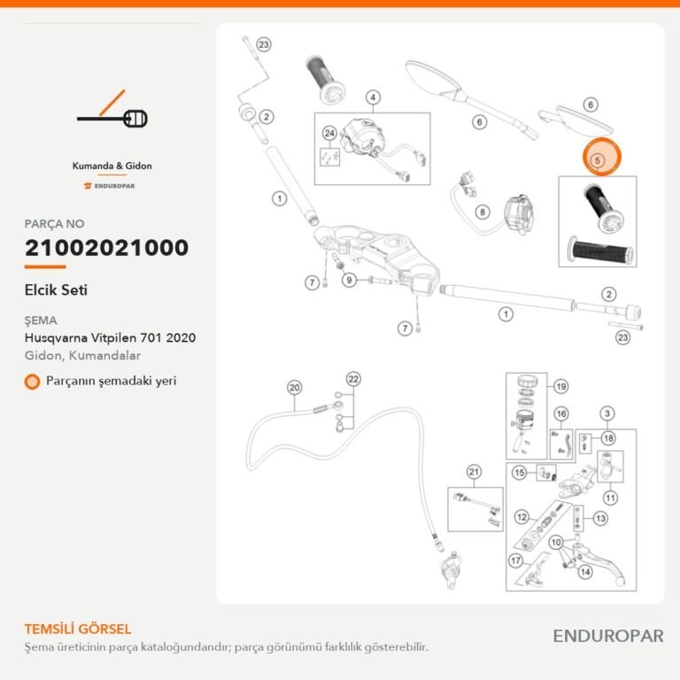 Elcik Seti 21002021000 parça şeması