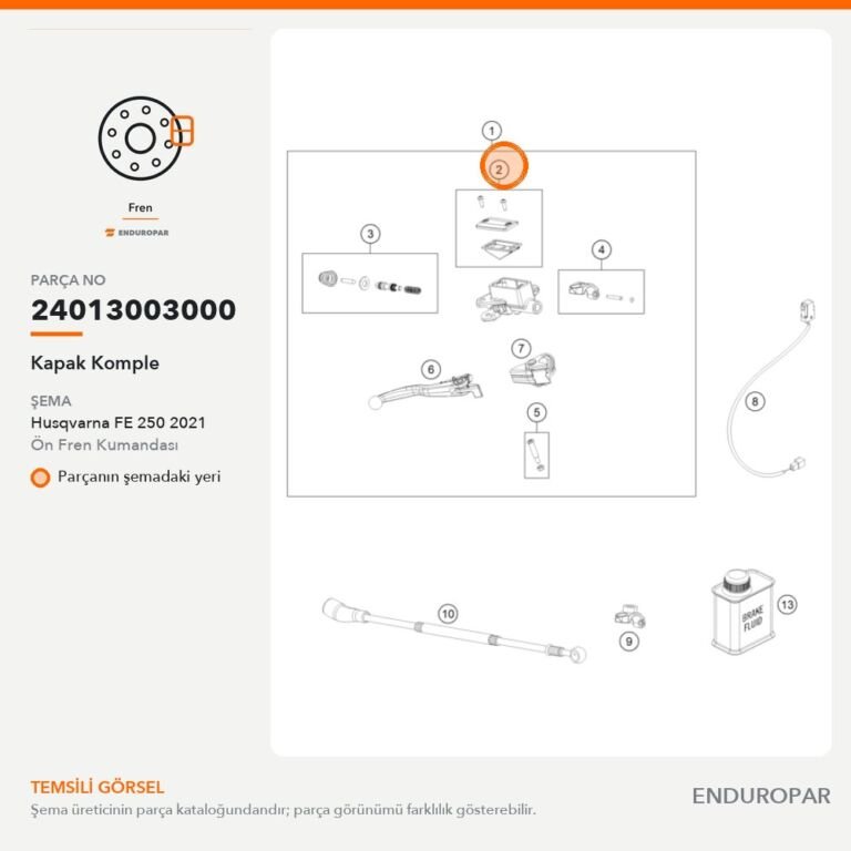 Kapak Komple 24013003000 parça şeması