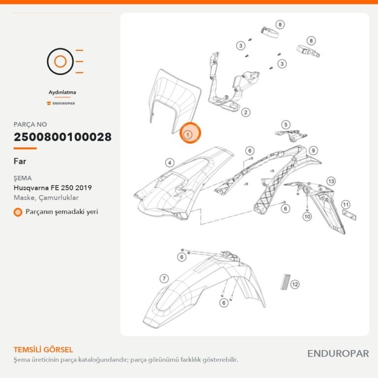 Far 2500800100028 parça şeması