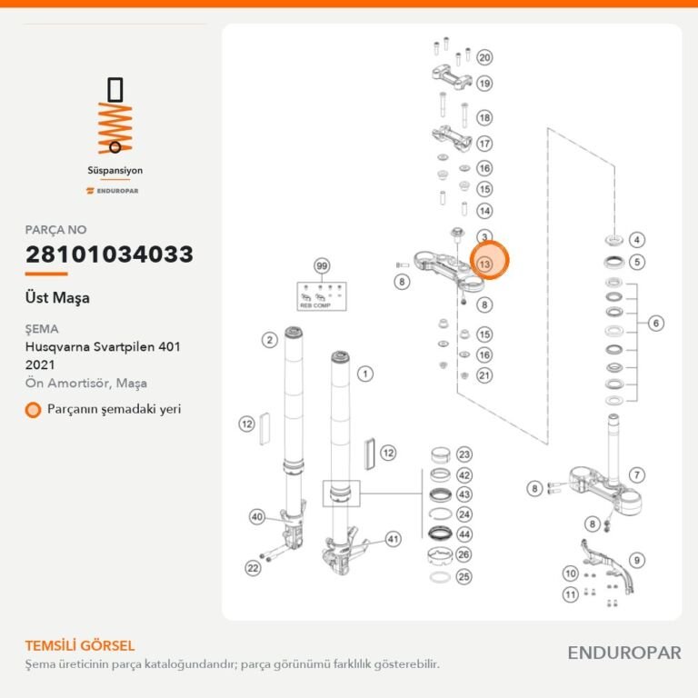 Üst Maşa 28101034033 parça şeması
