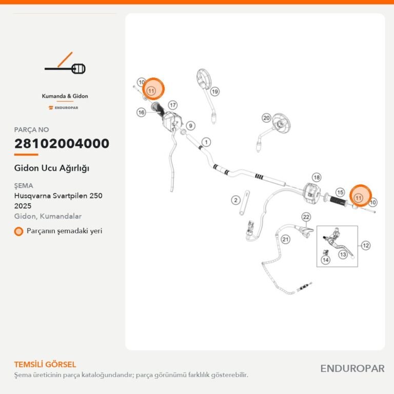 Gidon Ucu Ağırlığı 28102004000 parça şeması