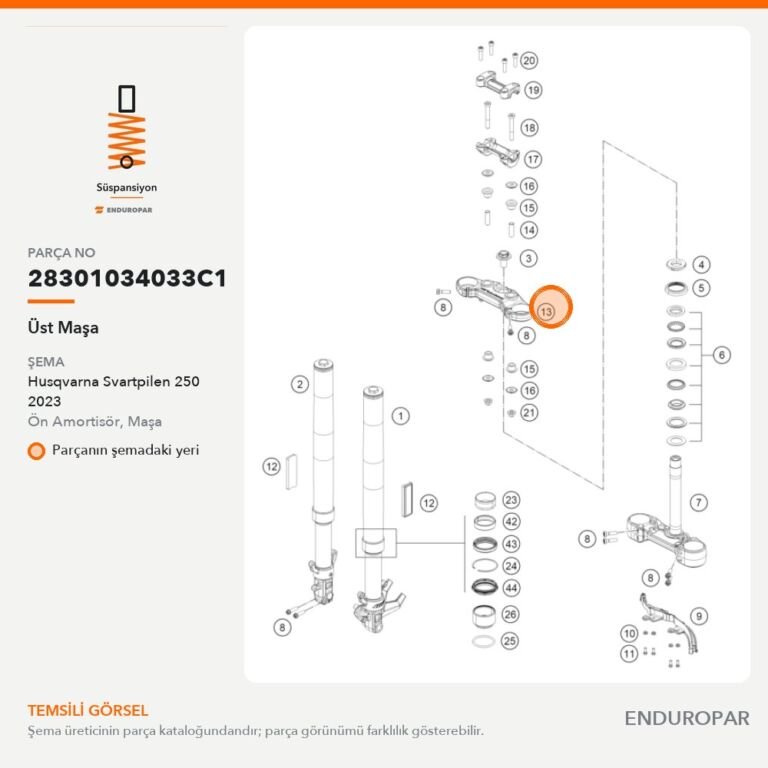 Üst Maşa 28301034033C1 parça şeması