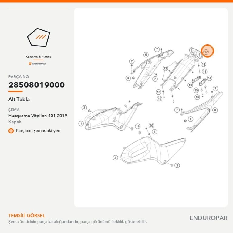 Alt Tabla 28508019000 parça şeması