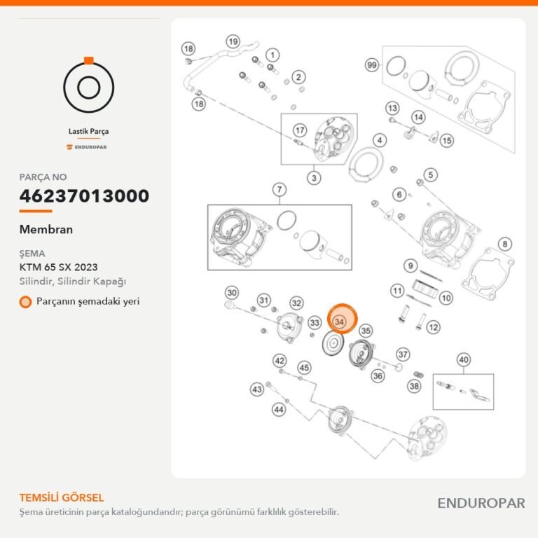 Membran 46237013000 parça şeması