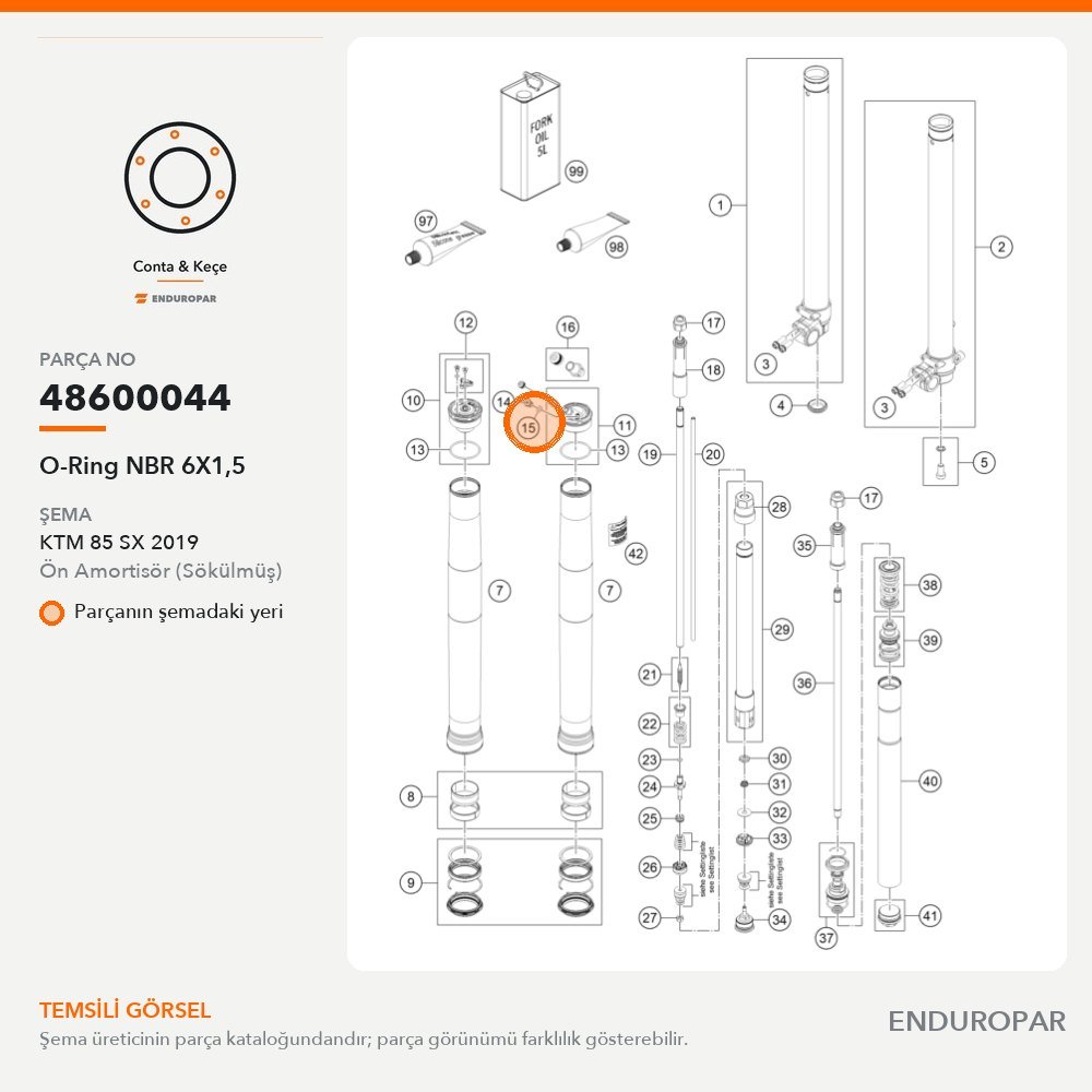 O-Ring NBR 6X1,5