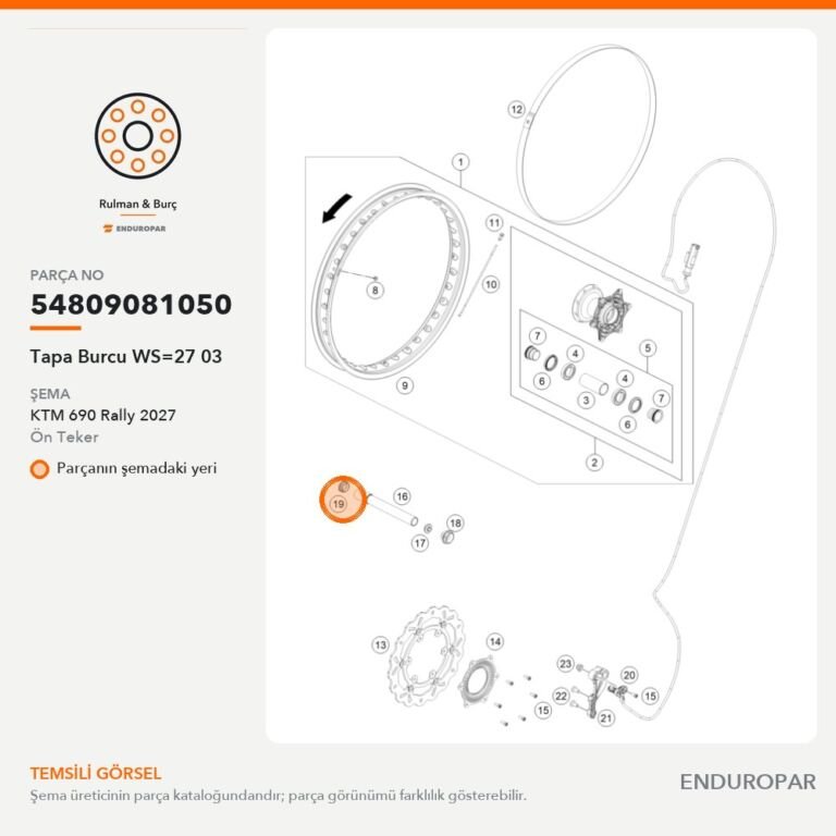 Tapa Burcu WS=27 03 54809081050 parça şeması