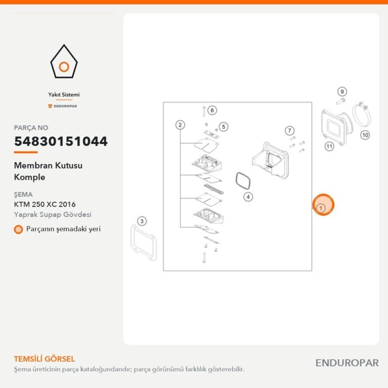 Membran Kutusu Komple 54830151044 parça şeması