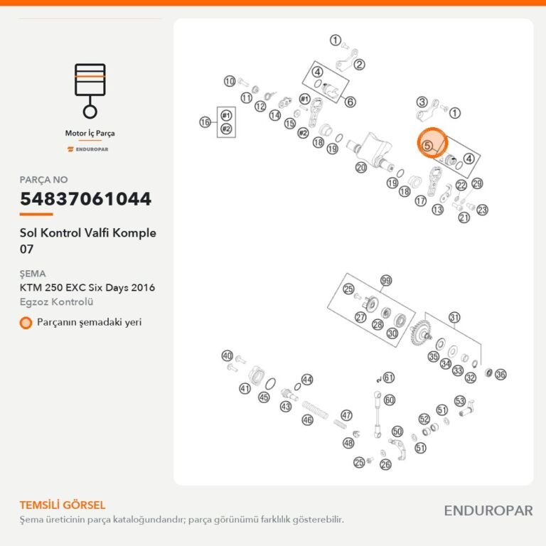 Sol Kontrol Valfi Komple 07 54837061044 parça şeması
