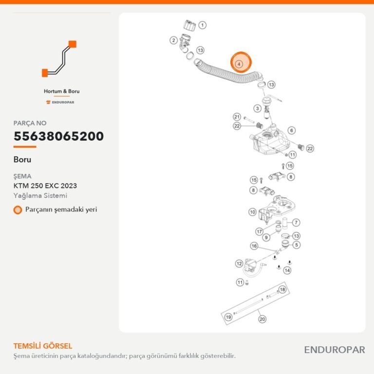 Boru 55638065200 parça şeması