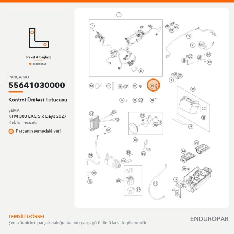 Kontrol Ünitesi Tutucusu 55641030000 parça şeması