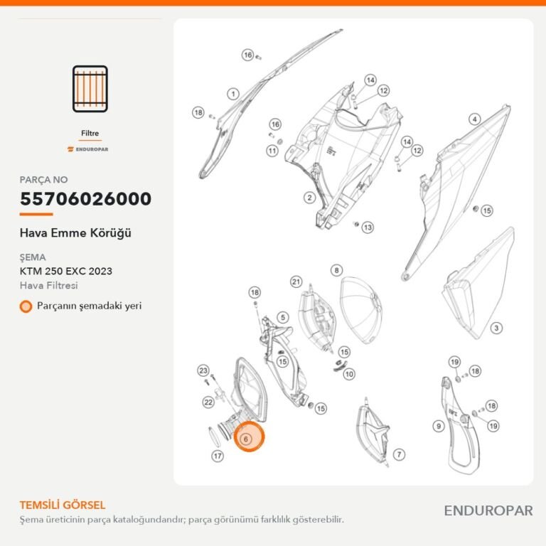 Hava Emme Körüğü 55706026000 parça şeması