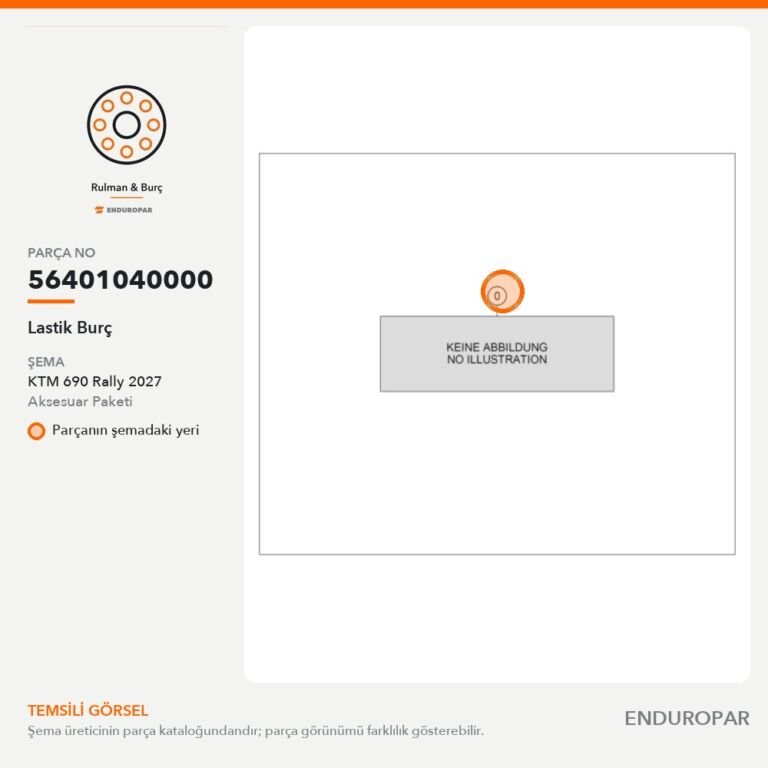 Lastik Burç 56401040000 parça şeması