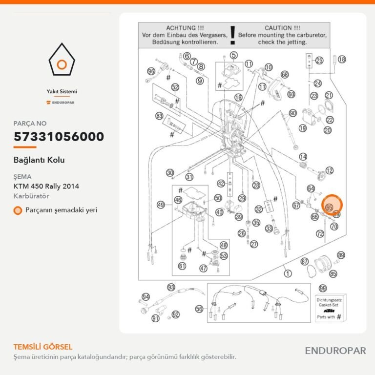 Bağlantı Kolu 57331056000 parça şeması