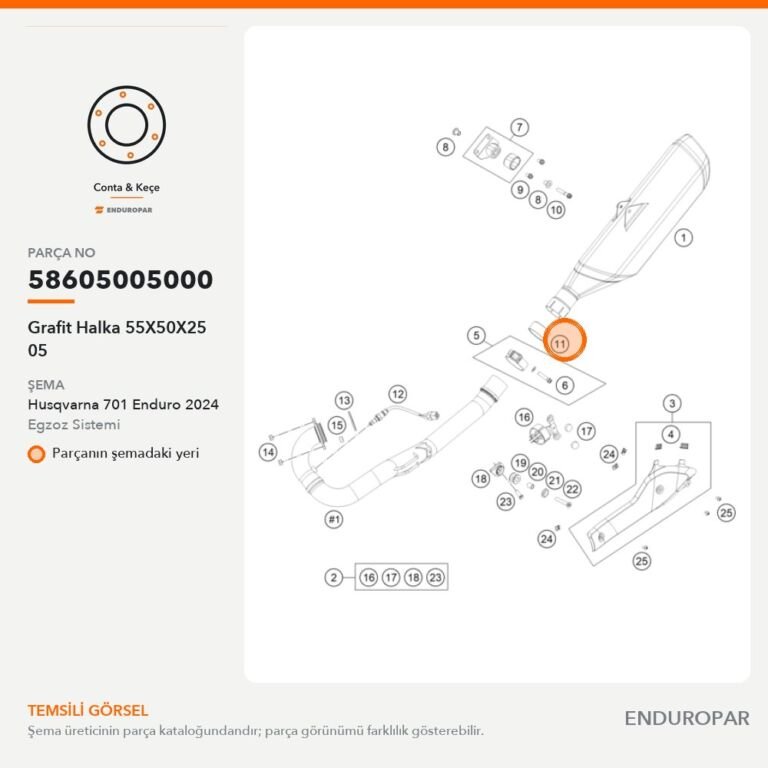 Grafit Halka 55X50X25 05 58605005000 parça şeması