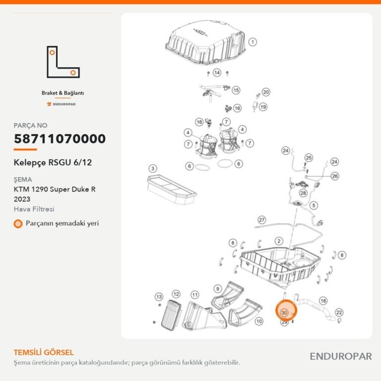 Kelepçe RSGU 6/12 58711070000 parça şeması