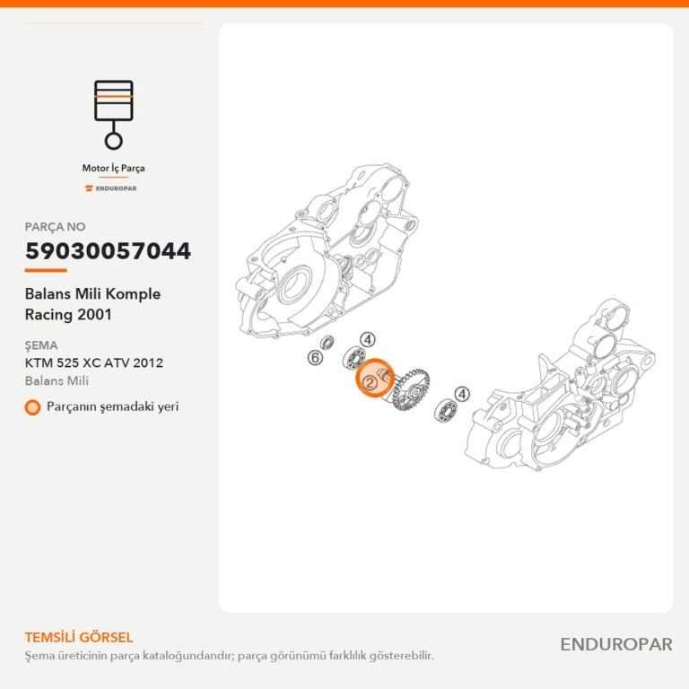 Balans Mili Komple Racing 2001 59030057044 parça şeması