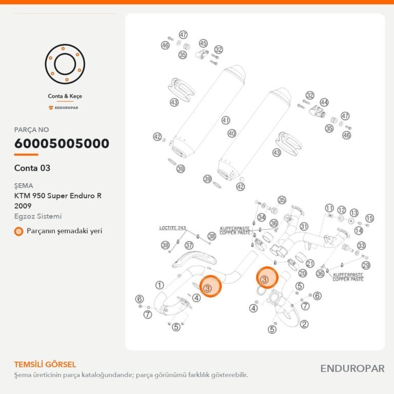 Conta 03 60005005000 parça şeması