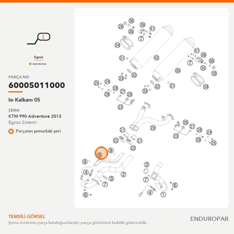 Isı Kalkanı 05 60005011000 parça şeması