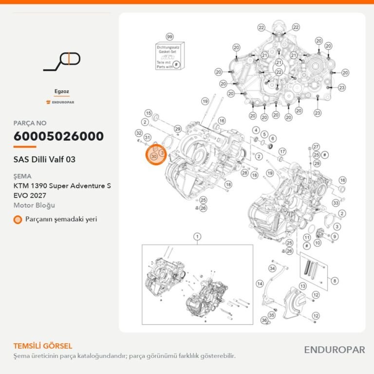 SAS Dilli Valf 03 60005026000 parça şeması