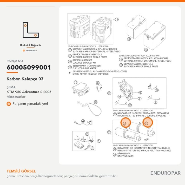 Karbon Kelepçe 03 60005099001 parça şeması
