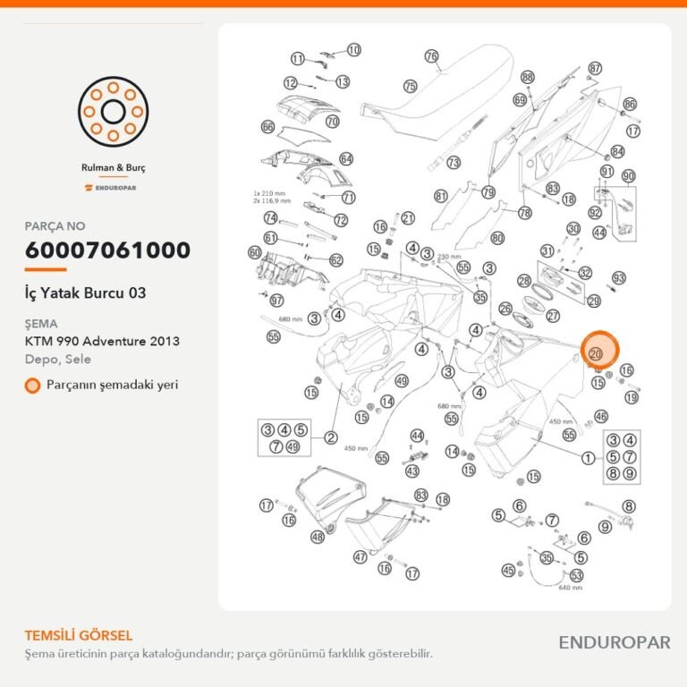 İç Yatak Burcu 03 60007061000 parça şeması