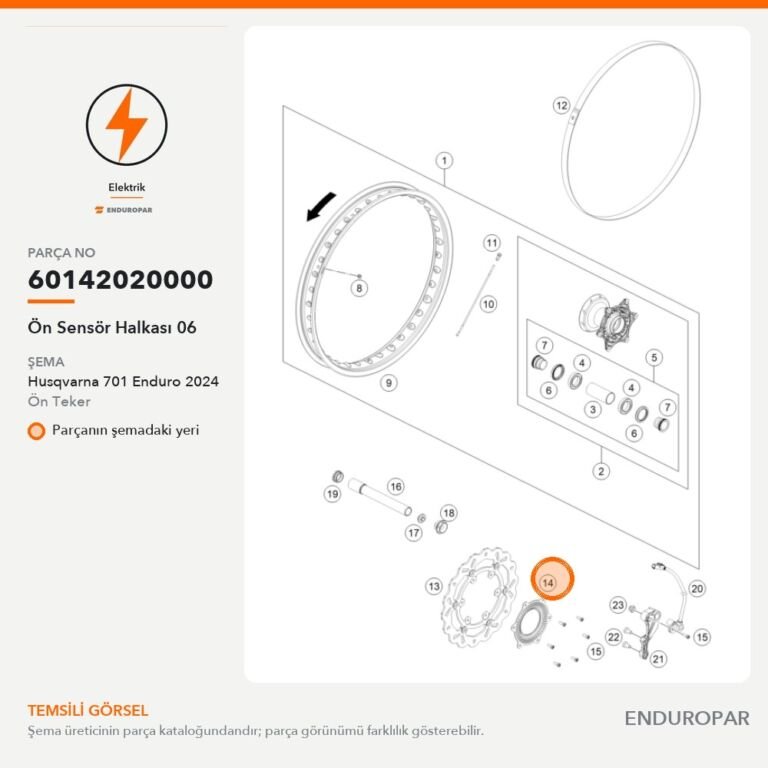 Ön Sensör Halkası 06 60142020000 parça şeması