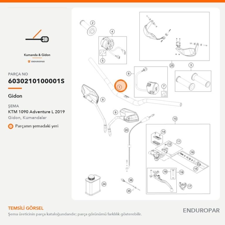 Gidon 6030210100001S parça şeması
