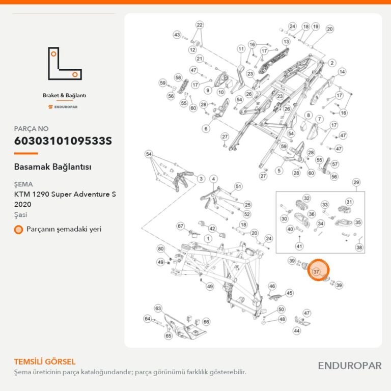 Basamak Bağlantısı 6030310109533S parça şeması