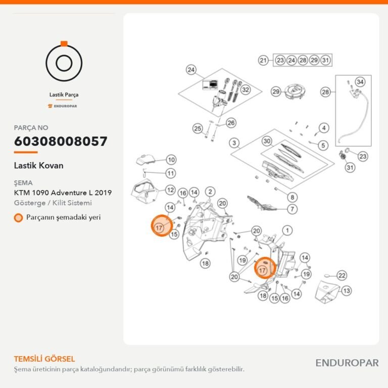 Lastik Kovan 60308008057 parça şeması