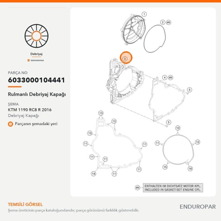 Rulmanlı Debriyaj Kapağı 6033000104441 parça şeması