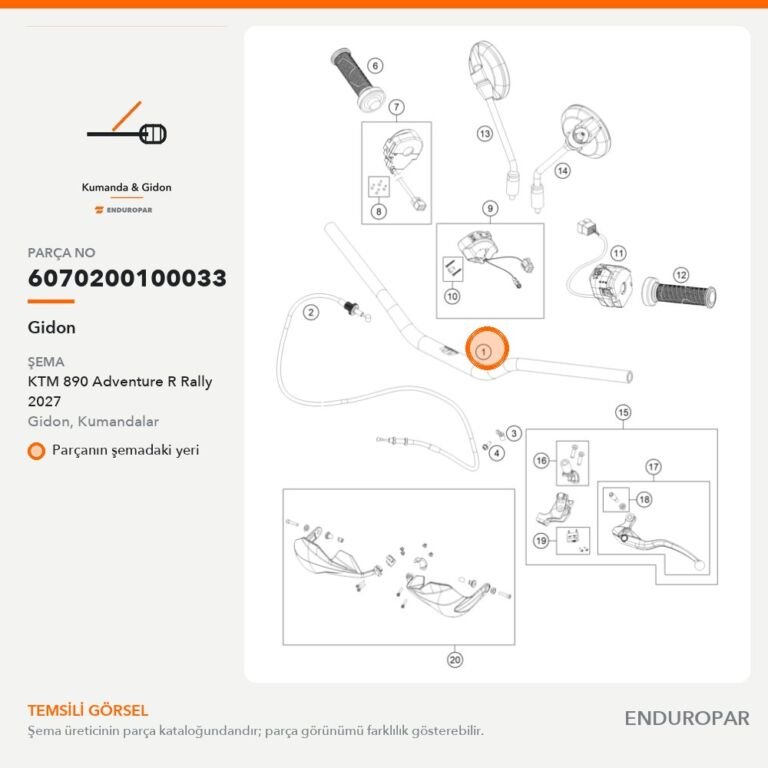 Gidon 6070200100033 parça şeması