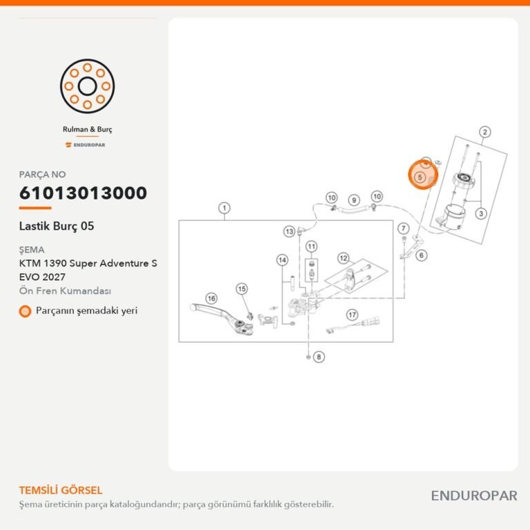 Lastik Burç 05 61013013000 parça şeması