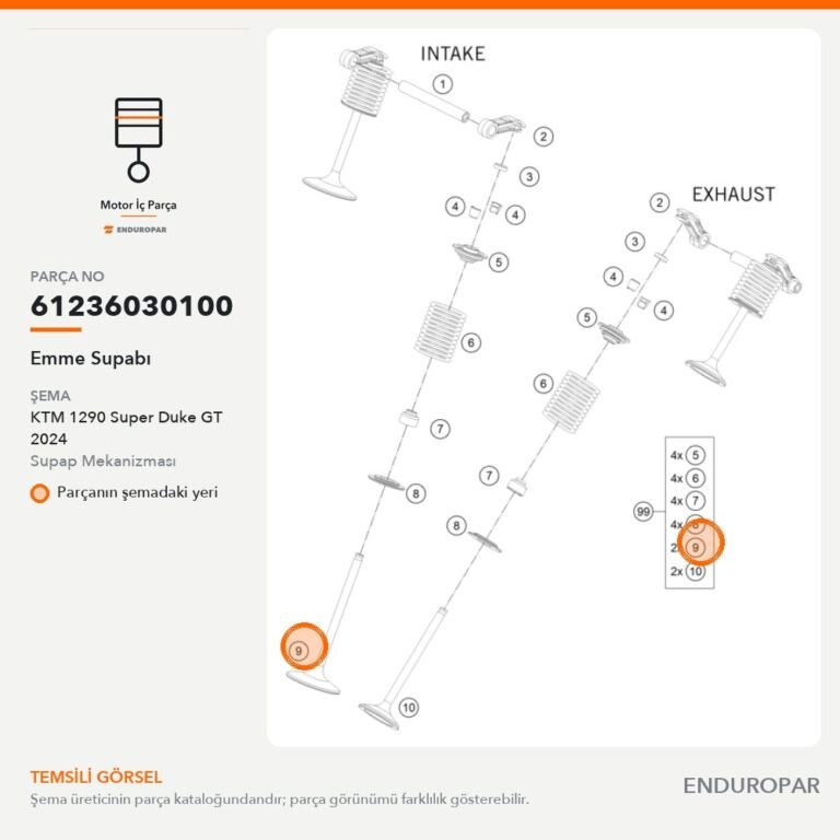 Emme Supabı 61236030100 parça şeması