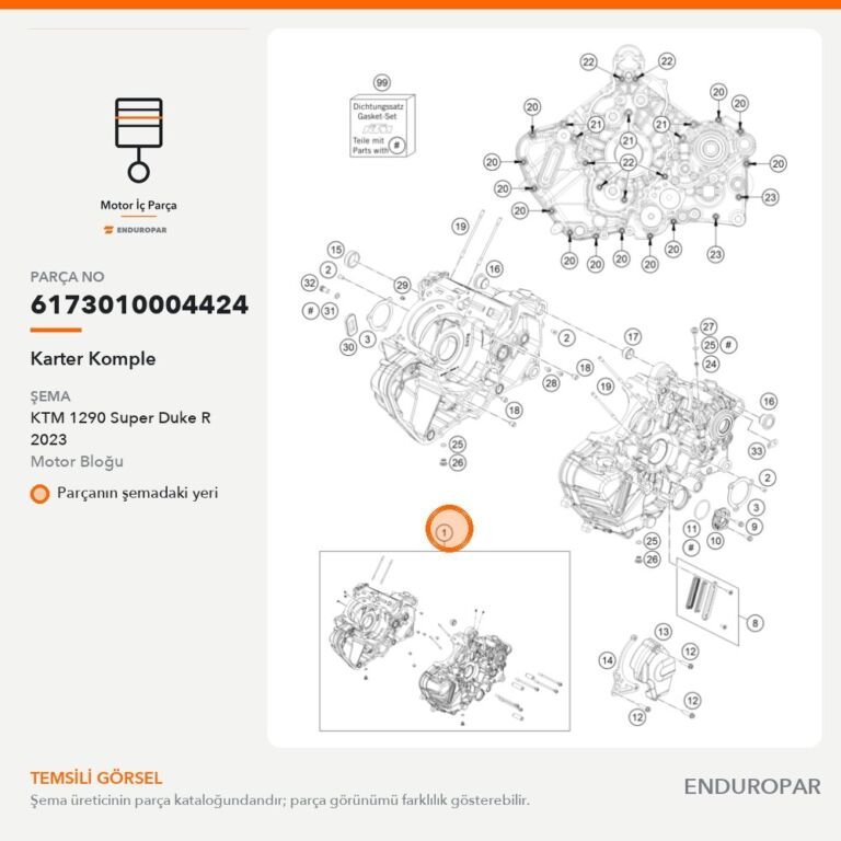 Karter Komple 6173010004424 parça şeması
