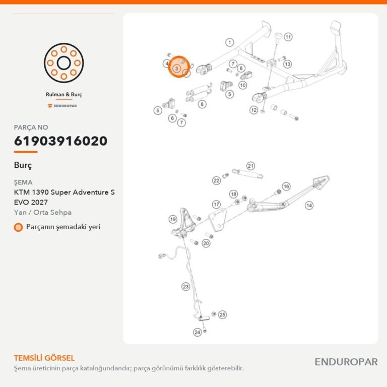 Burç 61903916020 parça şeması