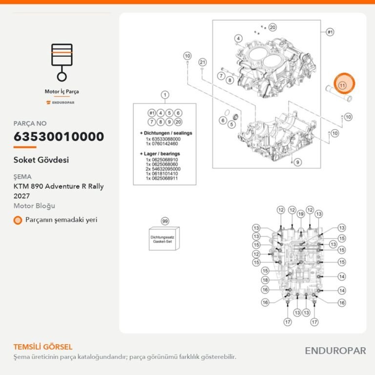 Soket Gövdesi 63530010000 parça şeması