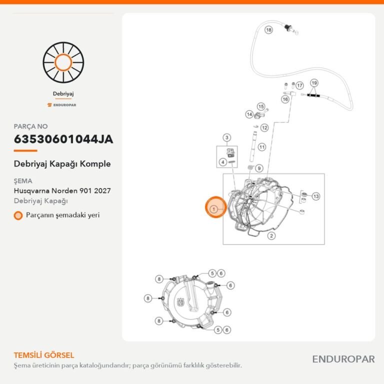 Debriyaj Kapağı Komple 63530601044JA parça şeması
