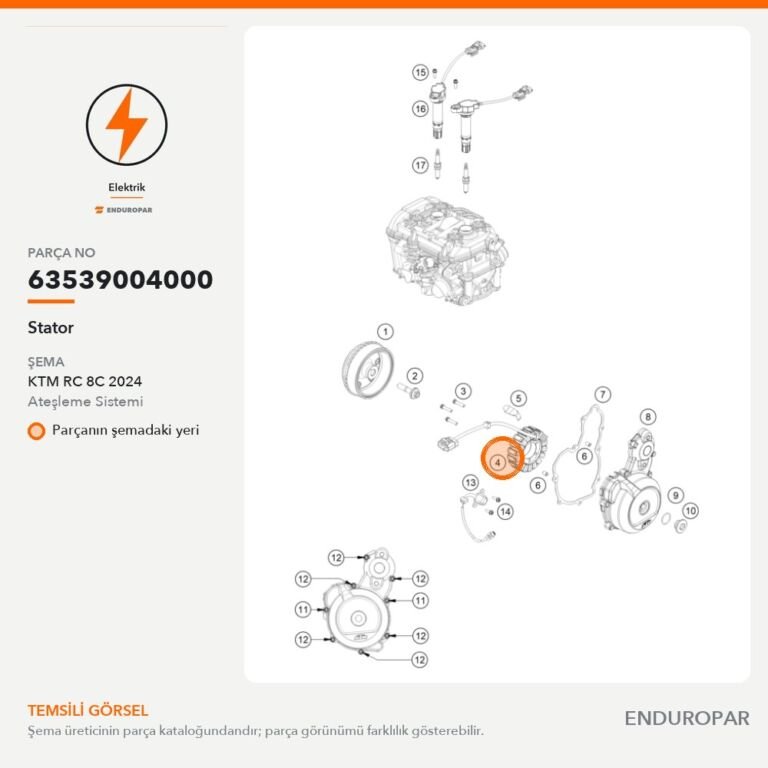 Stator 63539004000 parça şeması