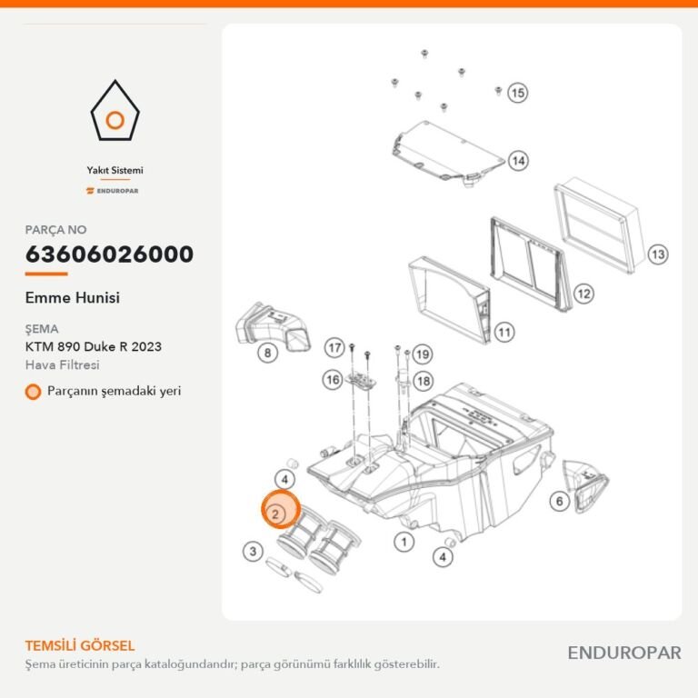 Emme Hunisi 63606026000 parça şeması