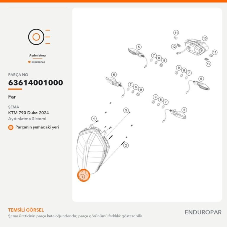 Far 63614001000 parça şeması