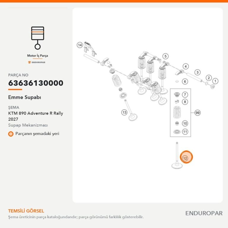 Emme Supabı 63636130000 parça şeması