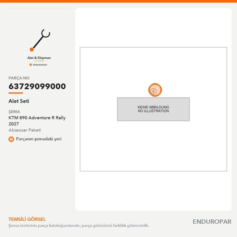 Alet Seti 63729099000 parça şeması