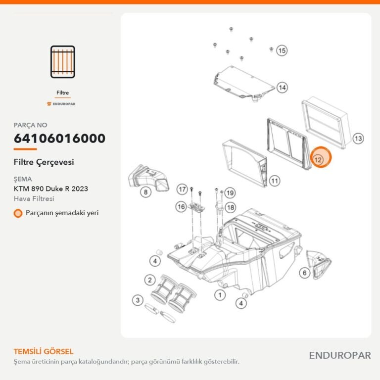 Filtre Çerçevesi 64106016000 parça şeması